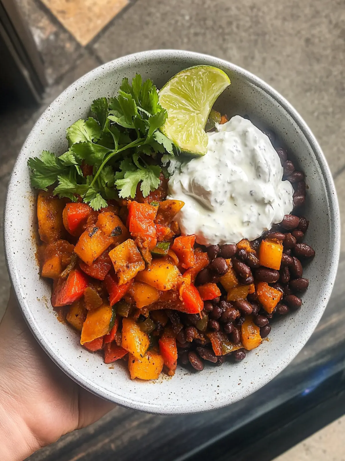 Savory Roasted Veggie & Black Bean Bowl Recipe for Comfort