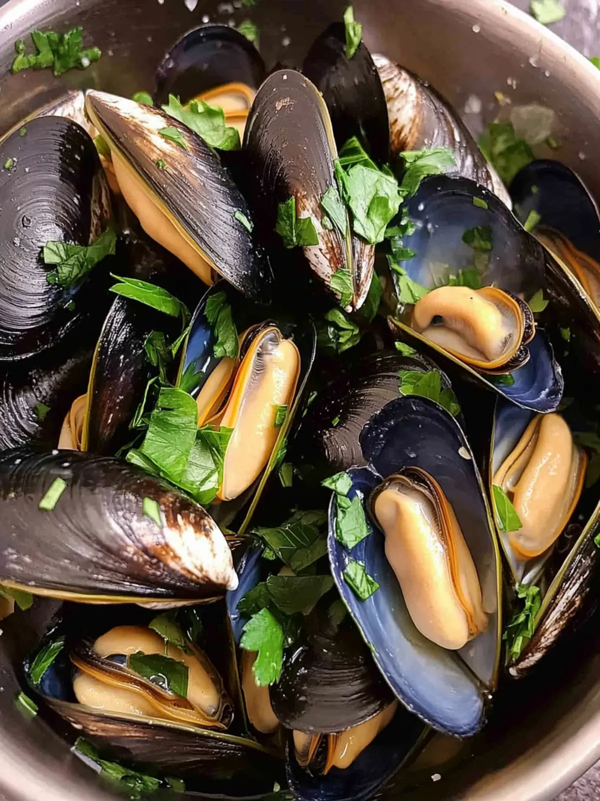 Seasonal Seafood Mussels recipe