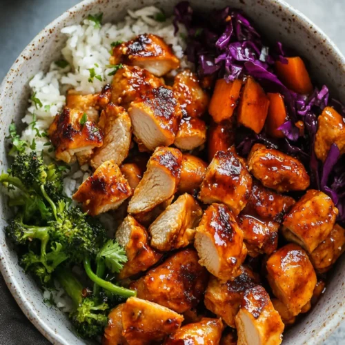 Hot Honey Chicken Bowls