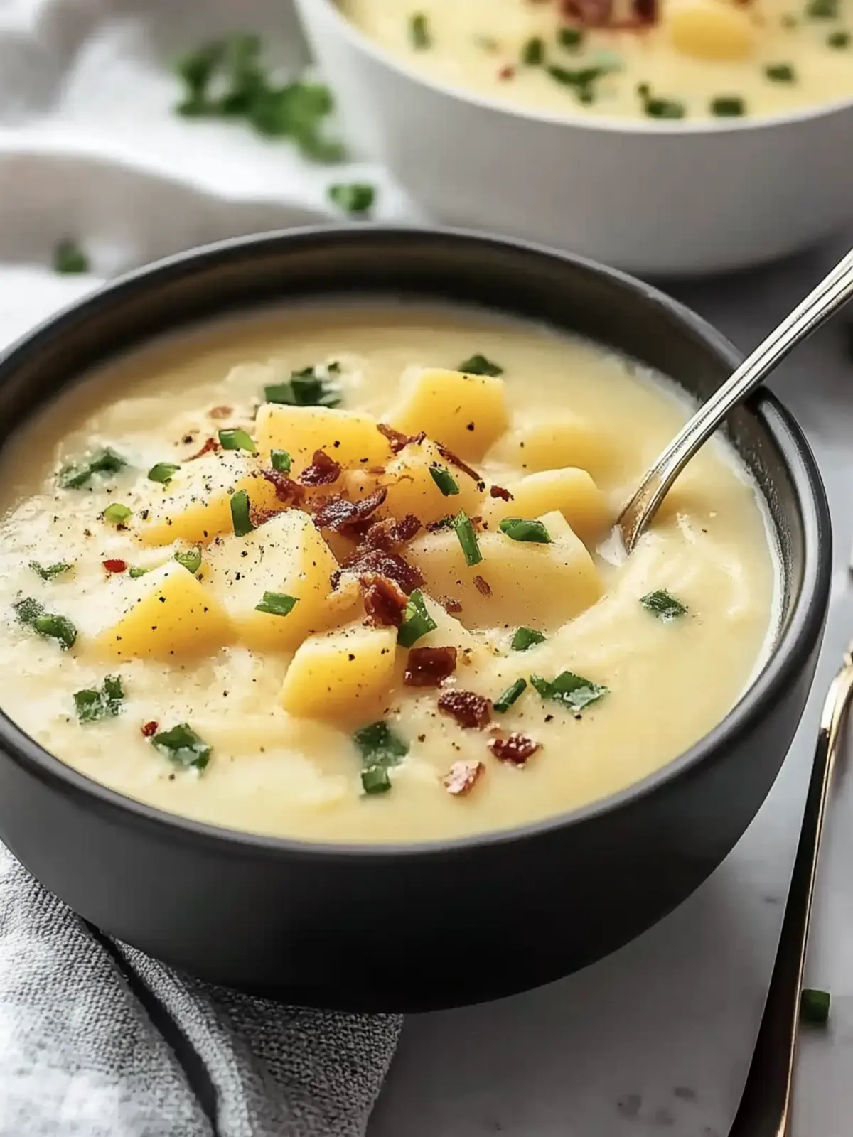 Simple Vegan Instant Pot Potato Soup