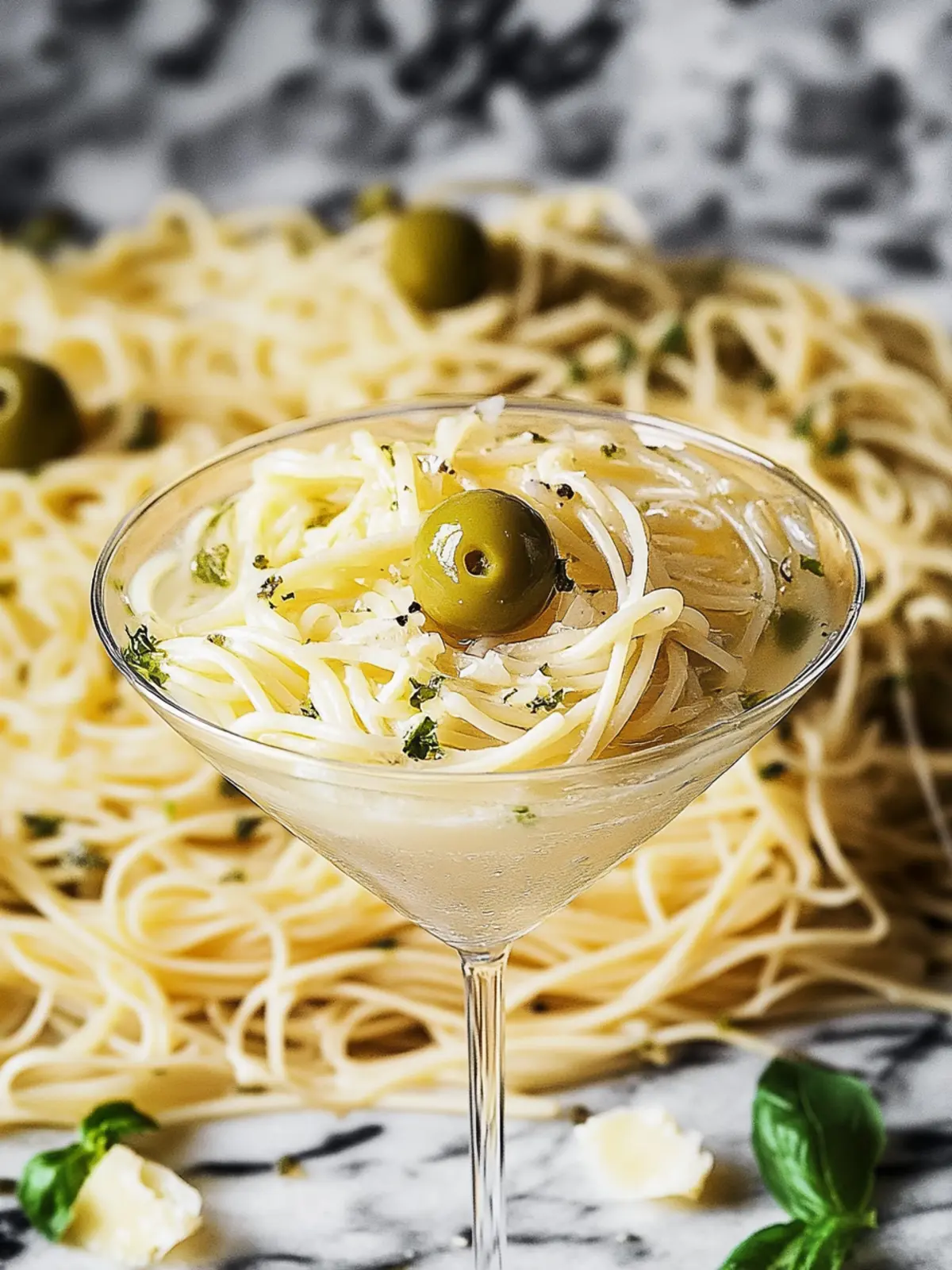 Dirty Martini Pasta