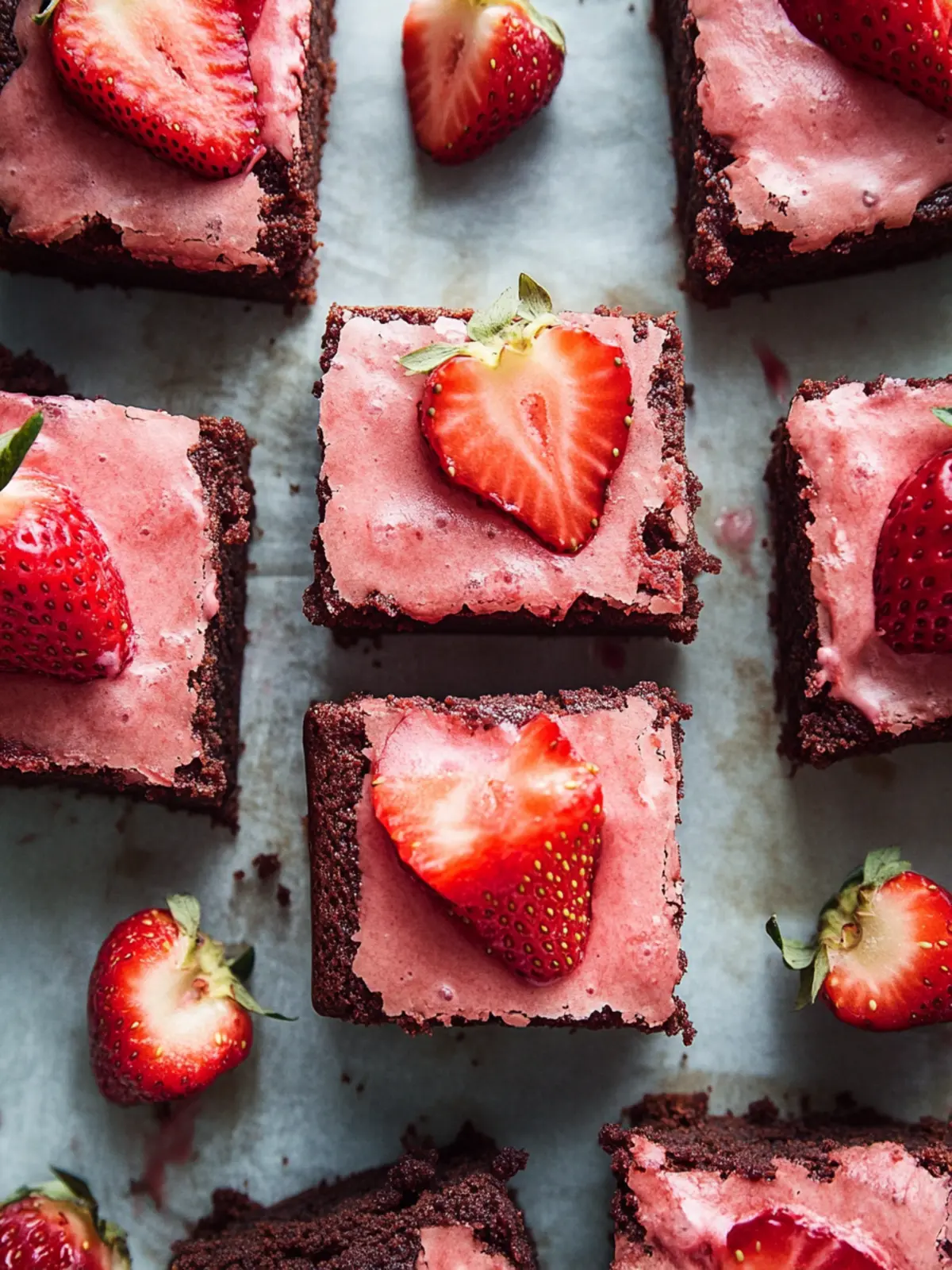 Strawberry Brownies