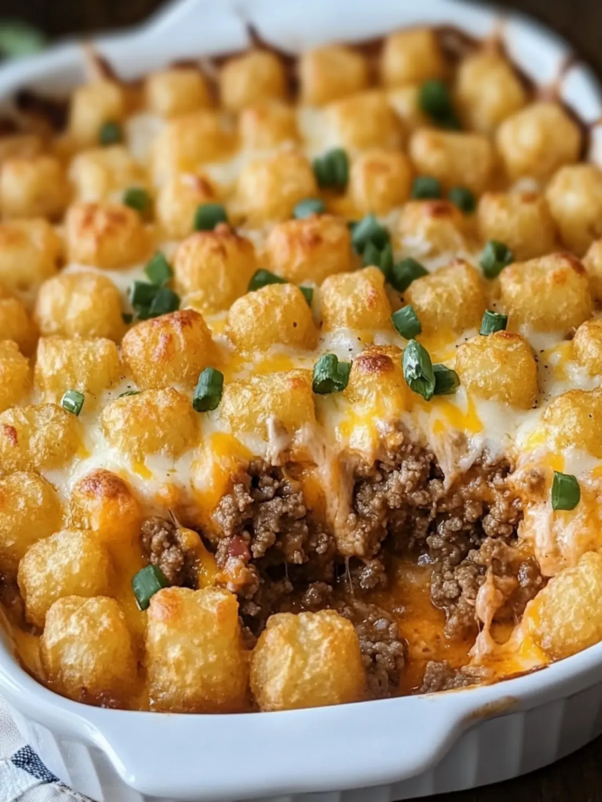tator tot casserole with ground beef