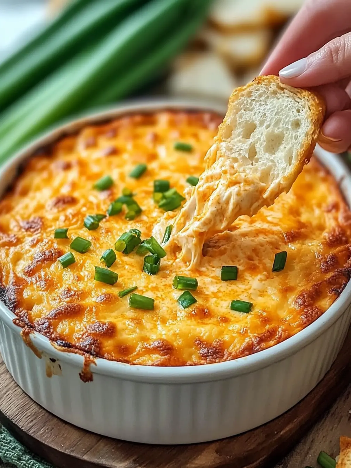 Homemade Air Fryer Buffalo Chicken Dip