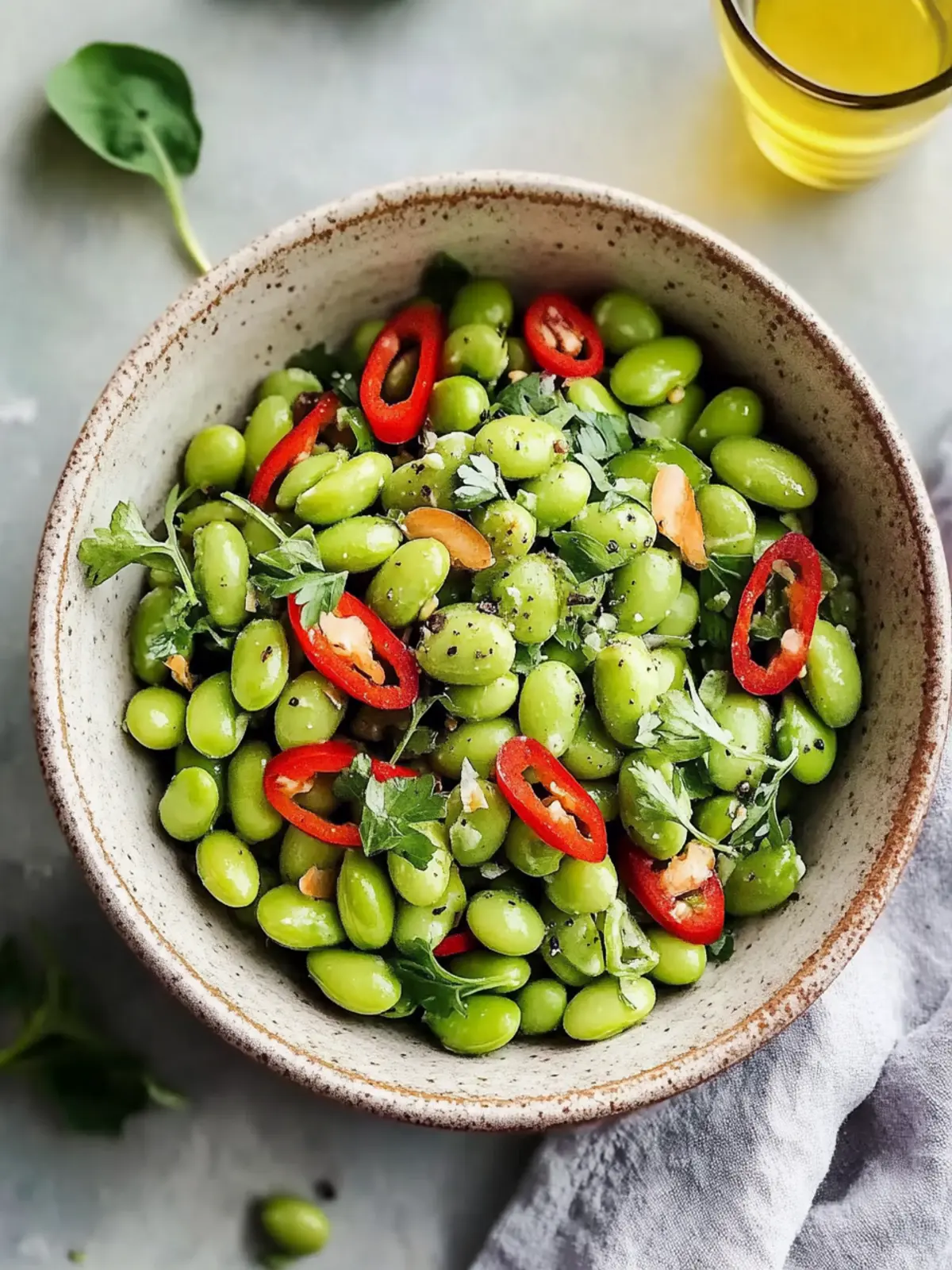 Quick Roasted Edamame Salad