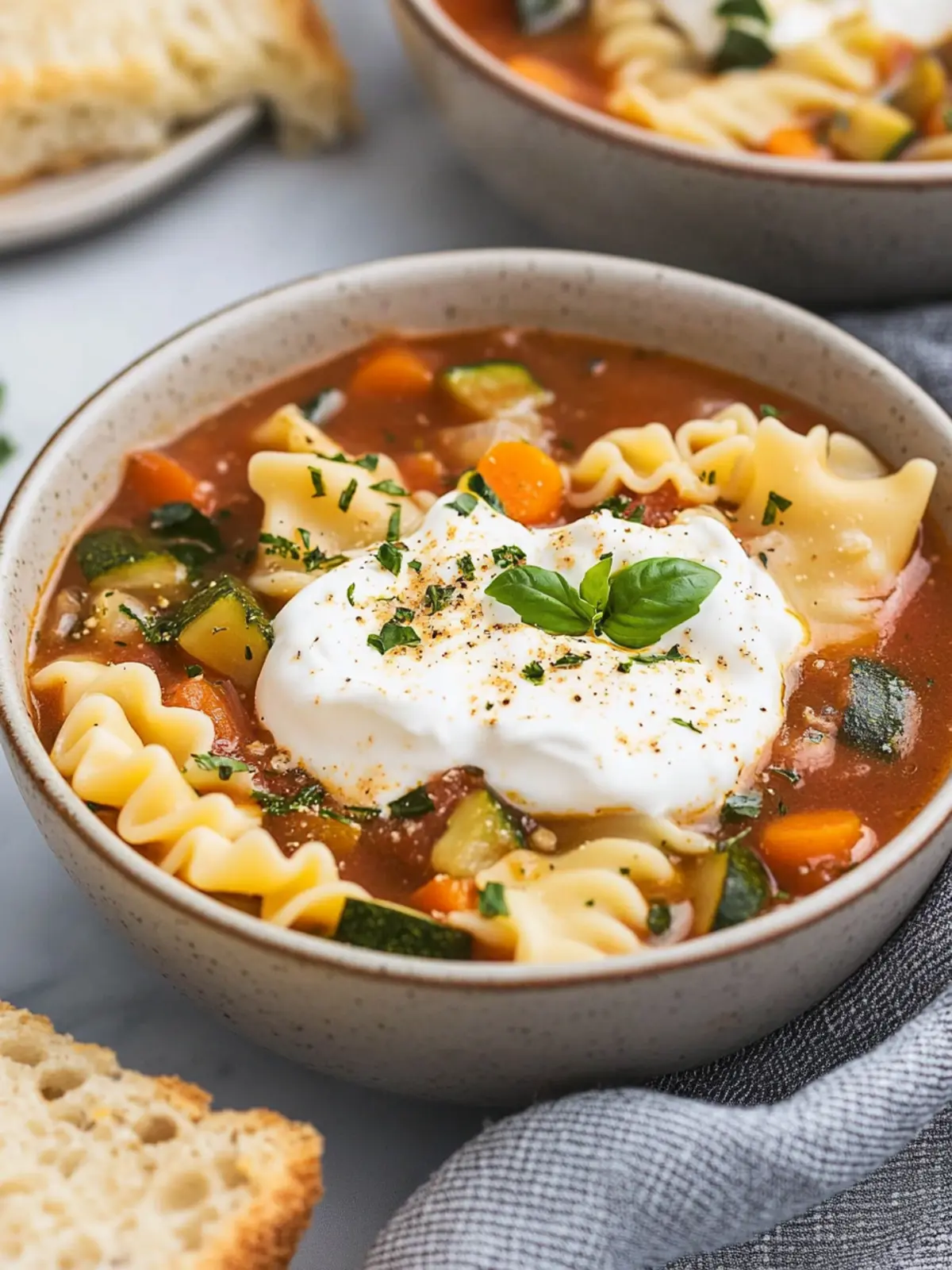 Veggie Lasagna Soup