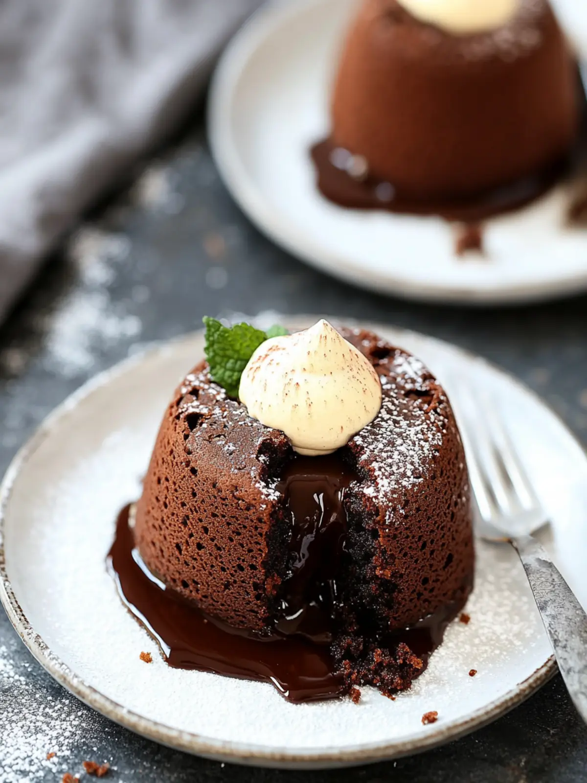 Chocolate Lava Cakes for Two