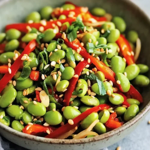 Quick Roasted Edamame Salad