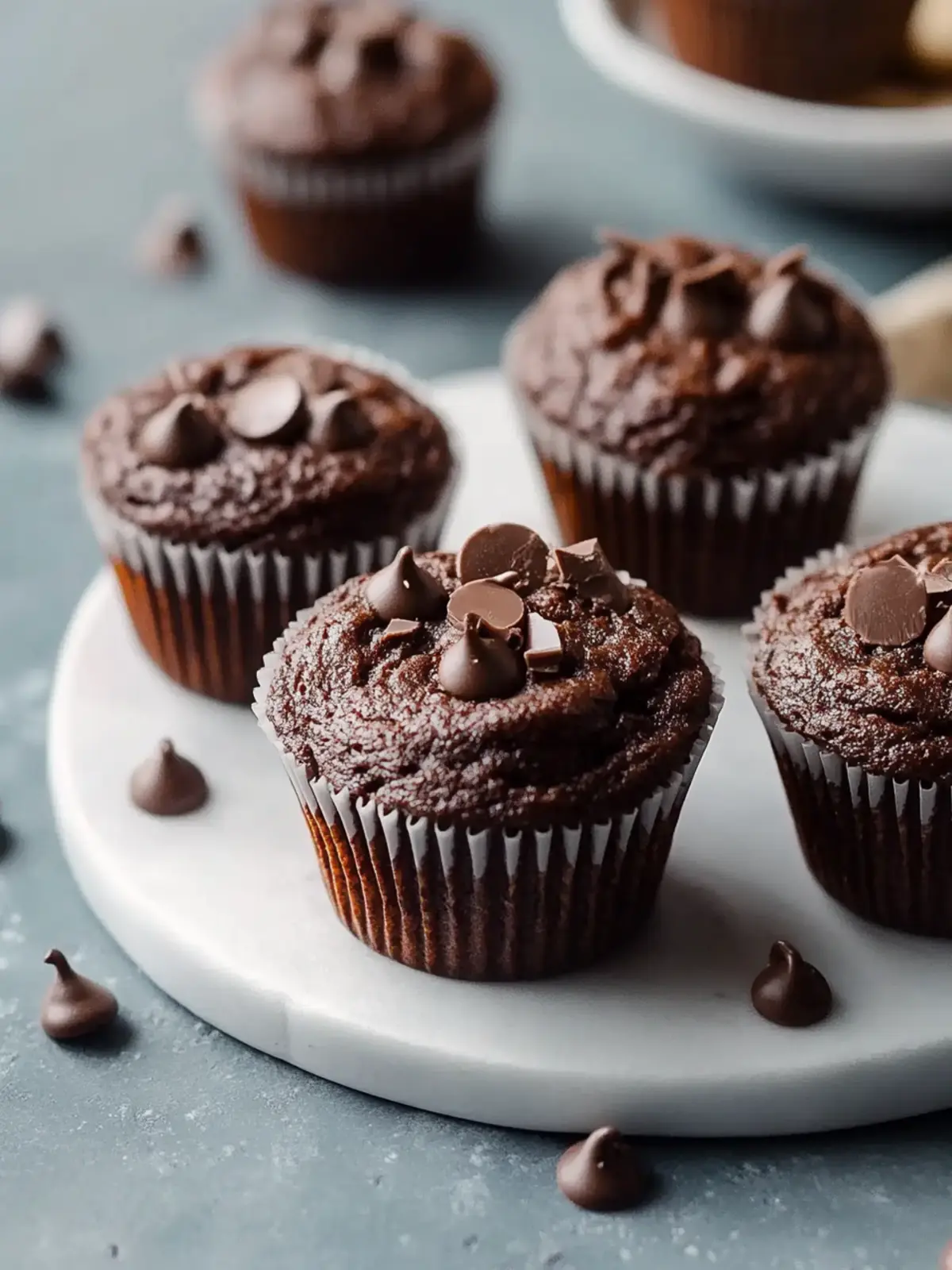 Chocolate Kodiak Cake Protein Muffins