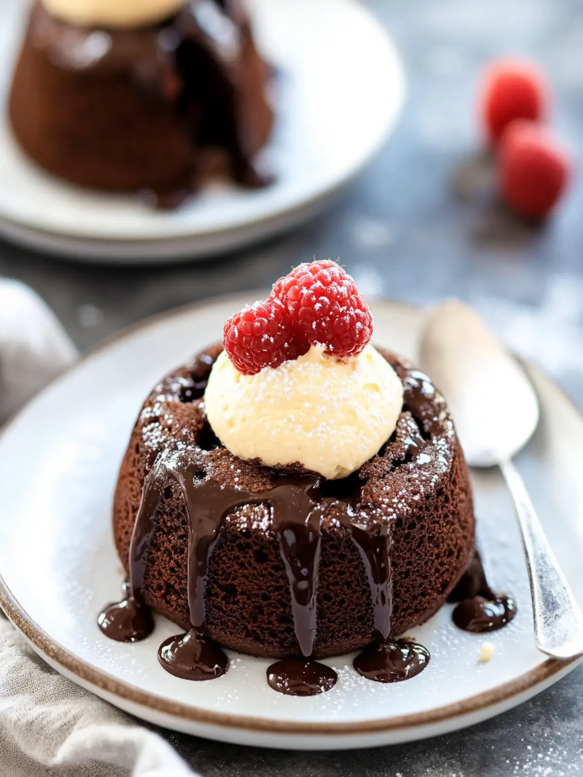 Chocolate Lava Cakes for Two