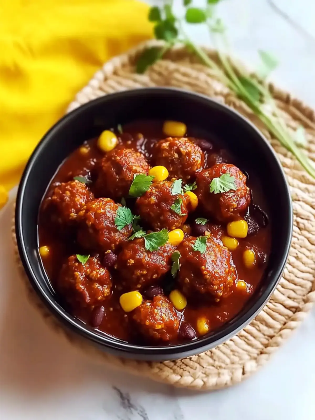 Slow Cooker Chili Meatballs