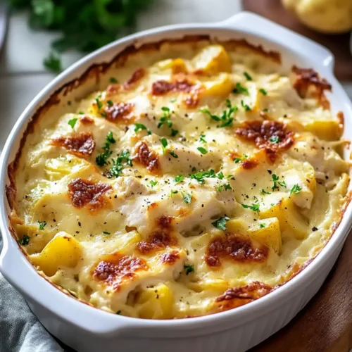 Chicken and Potato Casserole with Cream of Chicken Soup