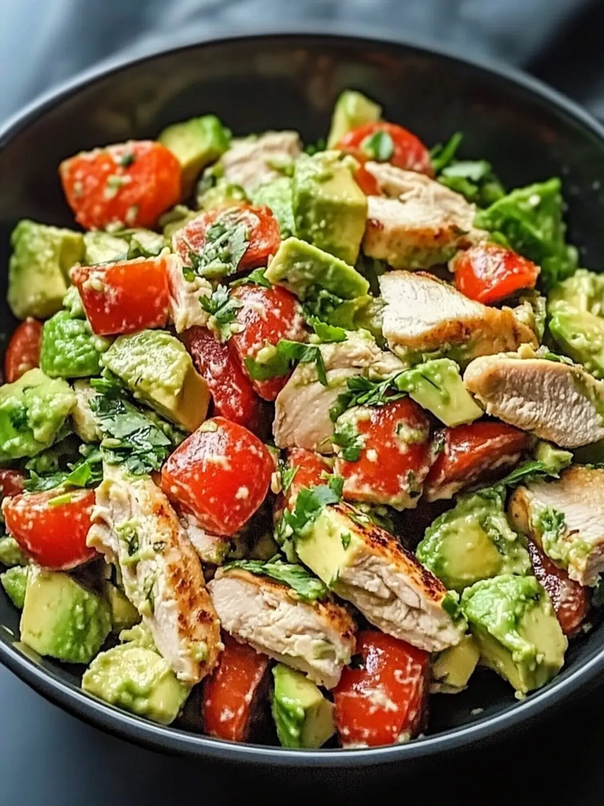 Healthy Avocado Chicken Salad