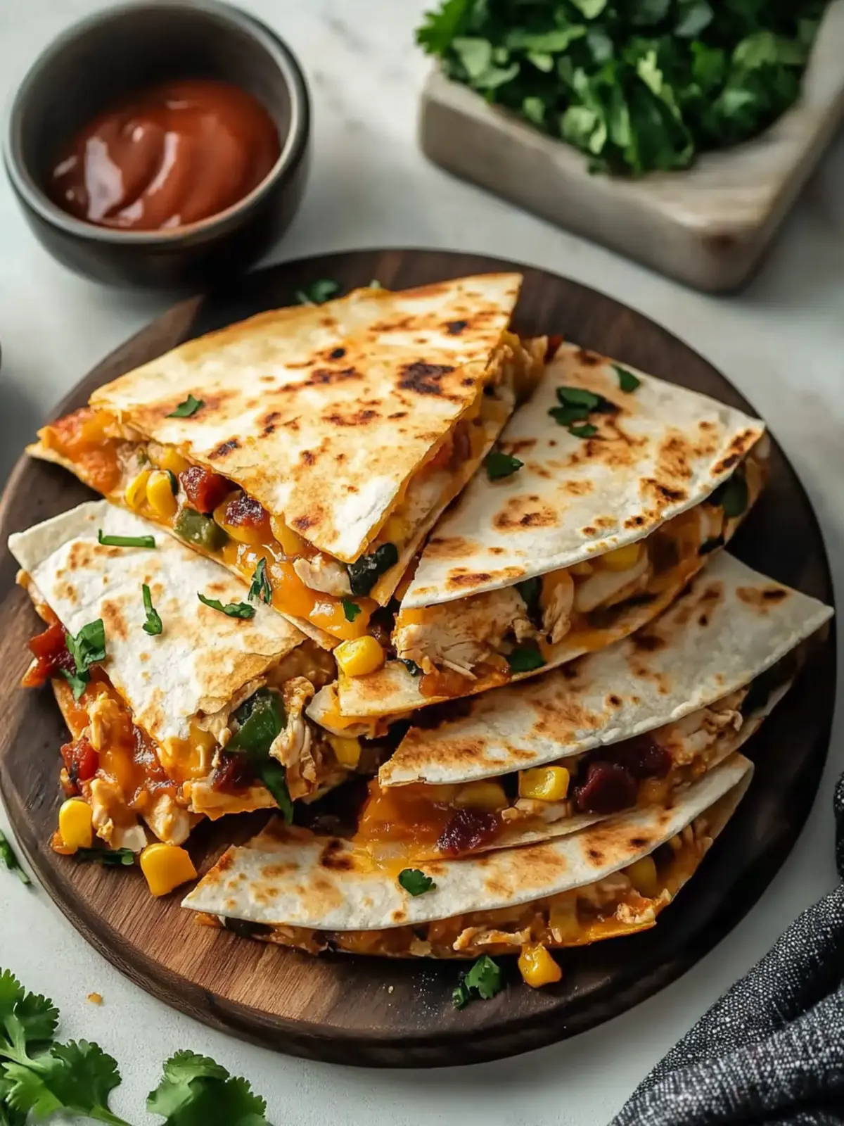 BBQ Chicken Quesadillas