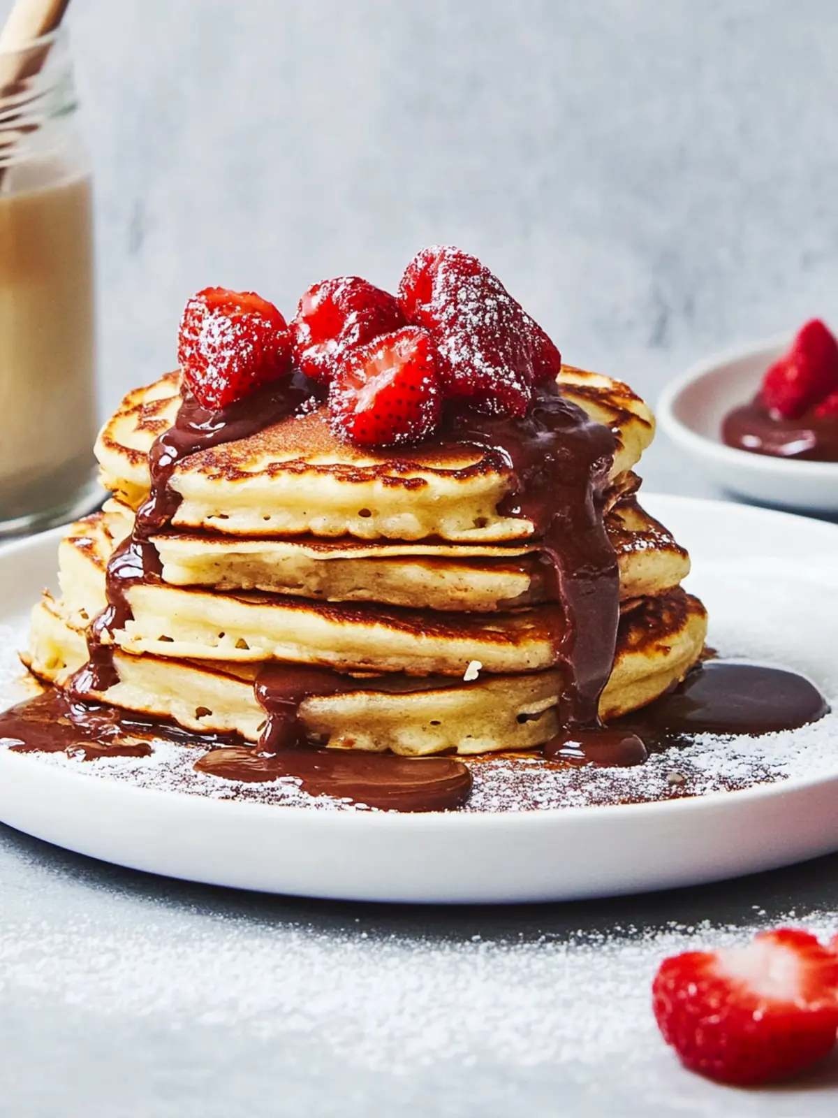 Nutella-Stuffed Pancakes