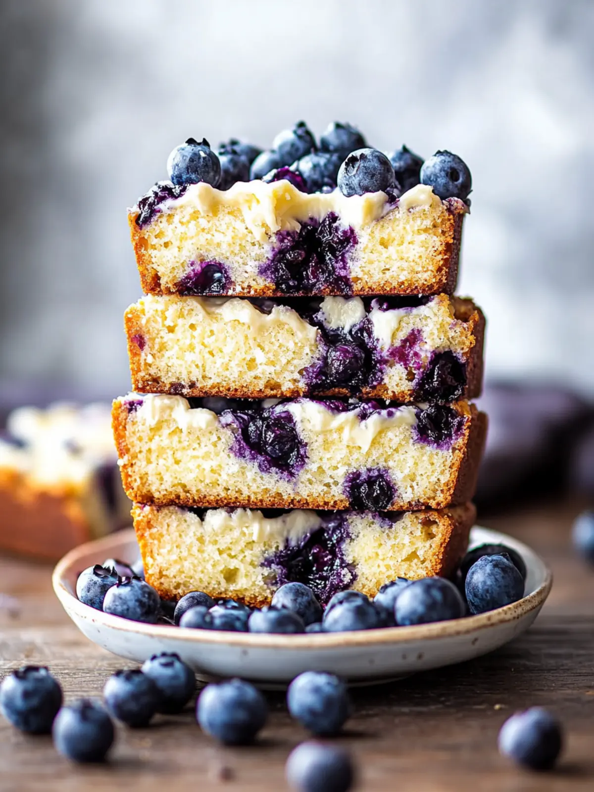 blueberry cream cheese loaf