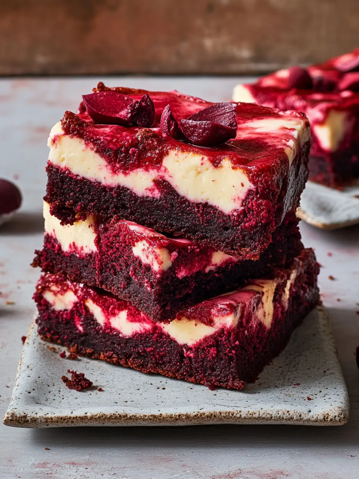 Red Velvet Cheesecake Brownies