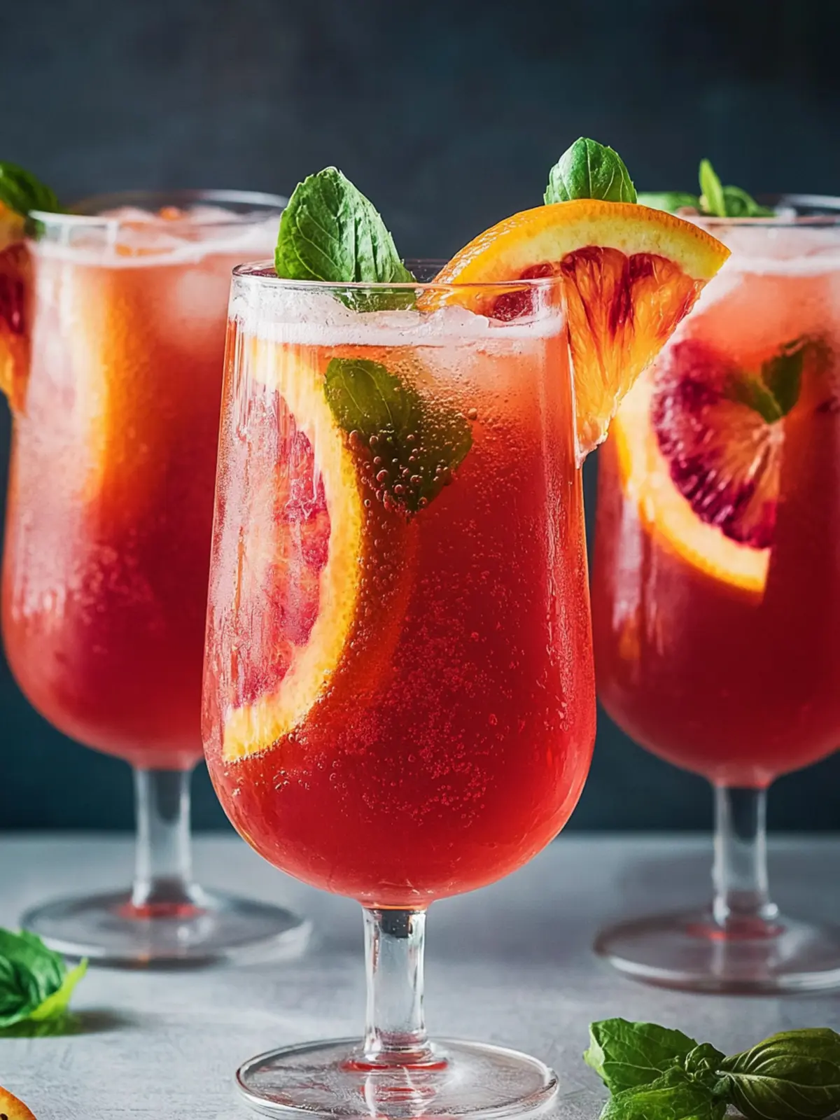 Blood Orange Mocktail Spritzer