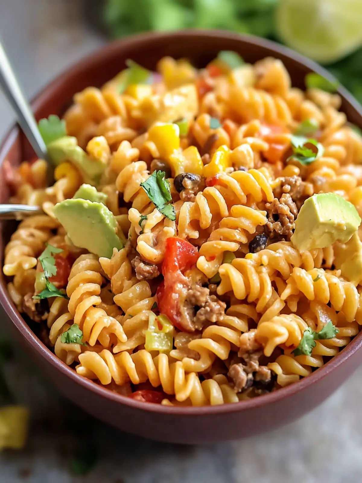 Quick Taco Pasta Salad