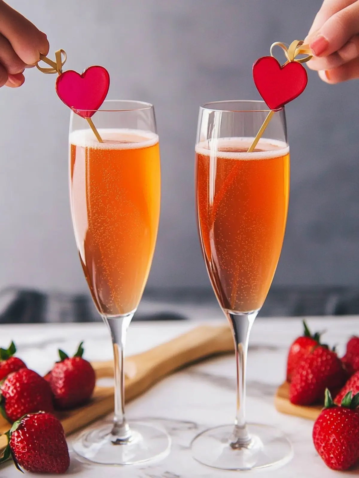 Valentine's Day Mimosas
