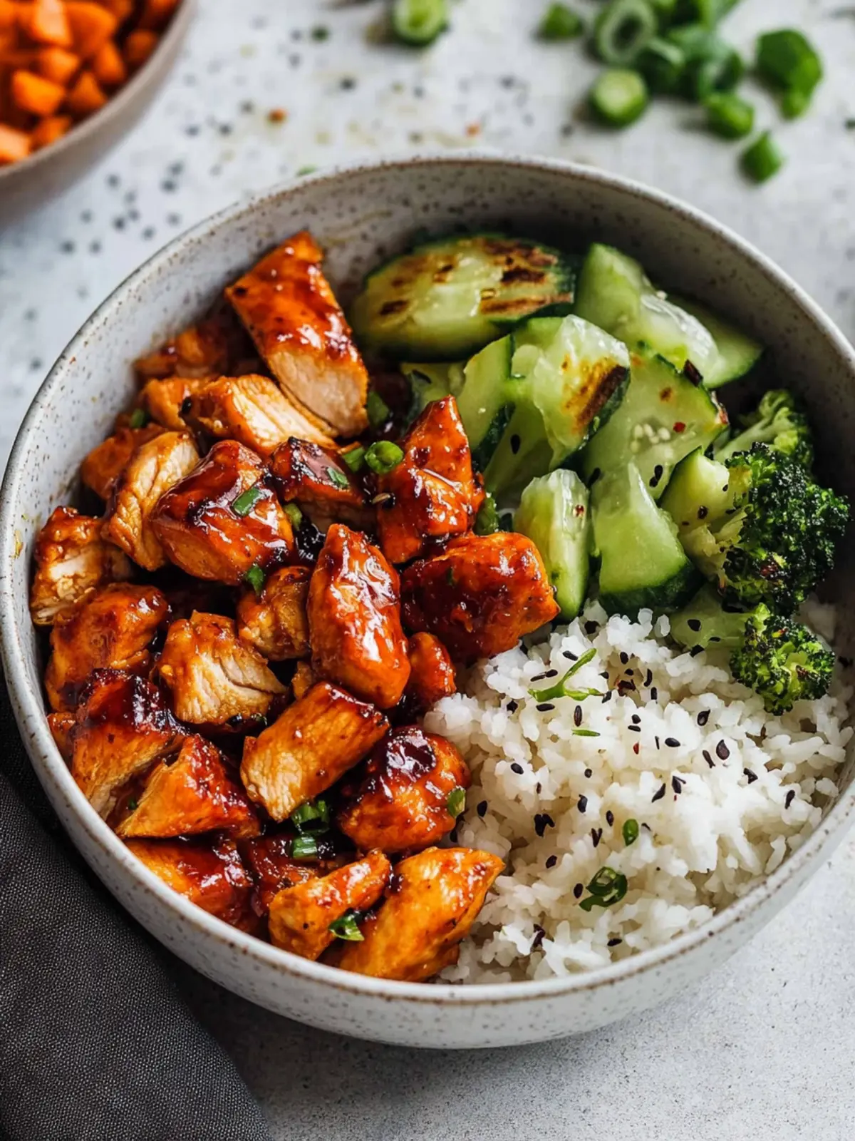 Hot Honey Chicken Bowls
