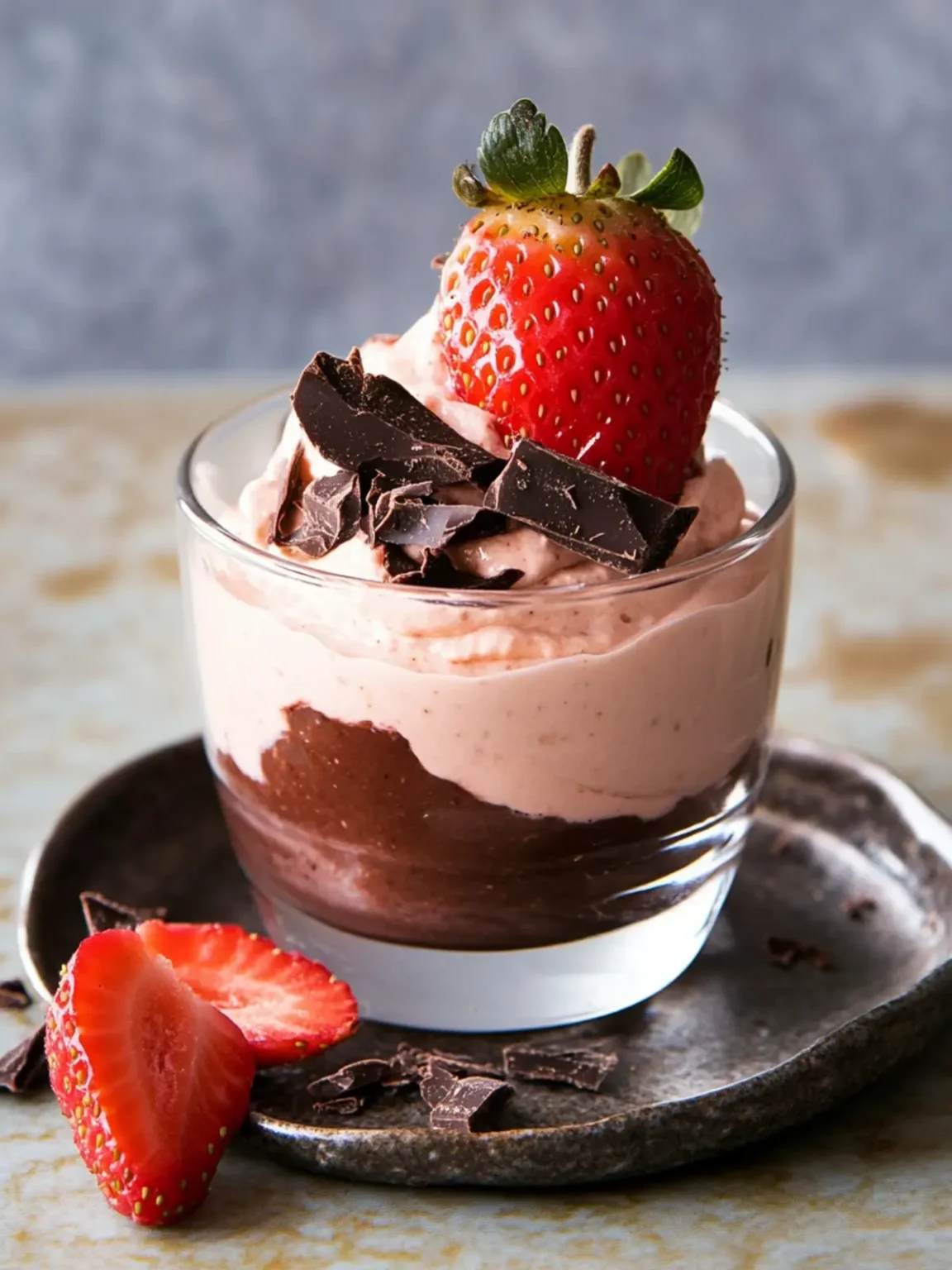 Chocolate Covered Strawberry Mousse