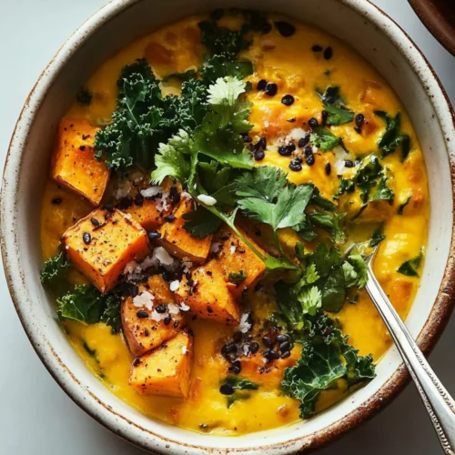 Sweet Potato Kale Coconut recipe