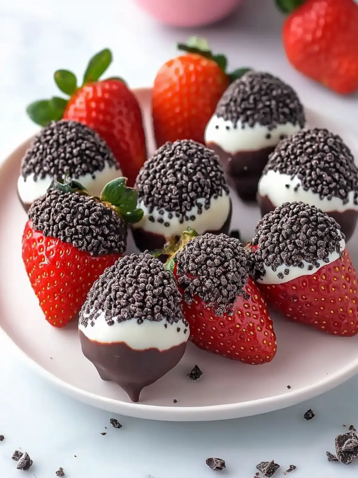 Indulgent Oreo Chocolate Covered Strawberries