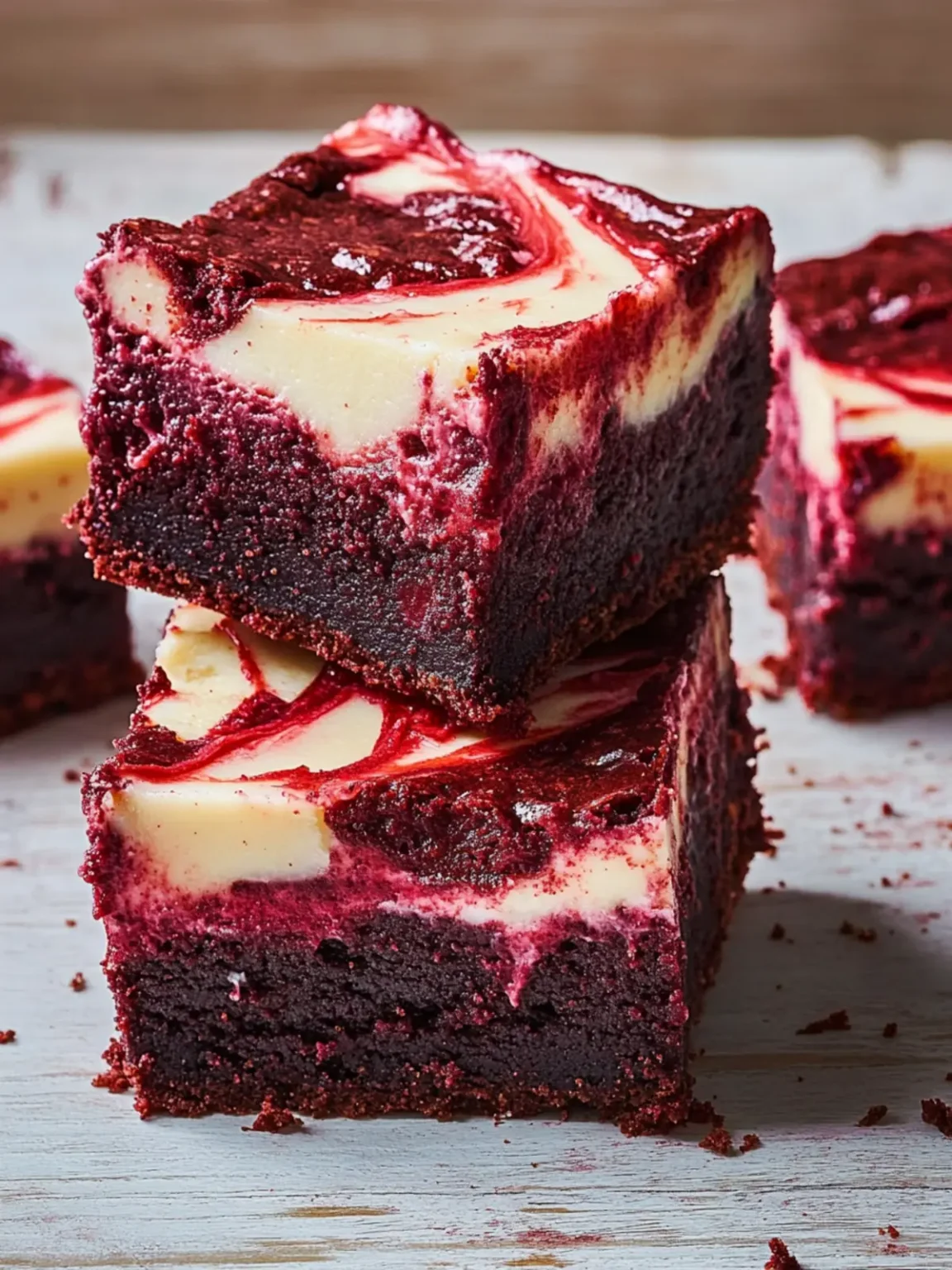 Red Velvet Cheesecake Brownies