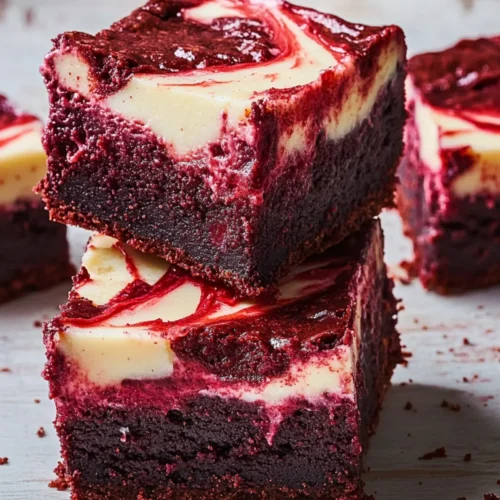 Red Velvet Cheesecake Brownies