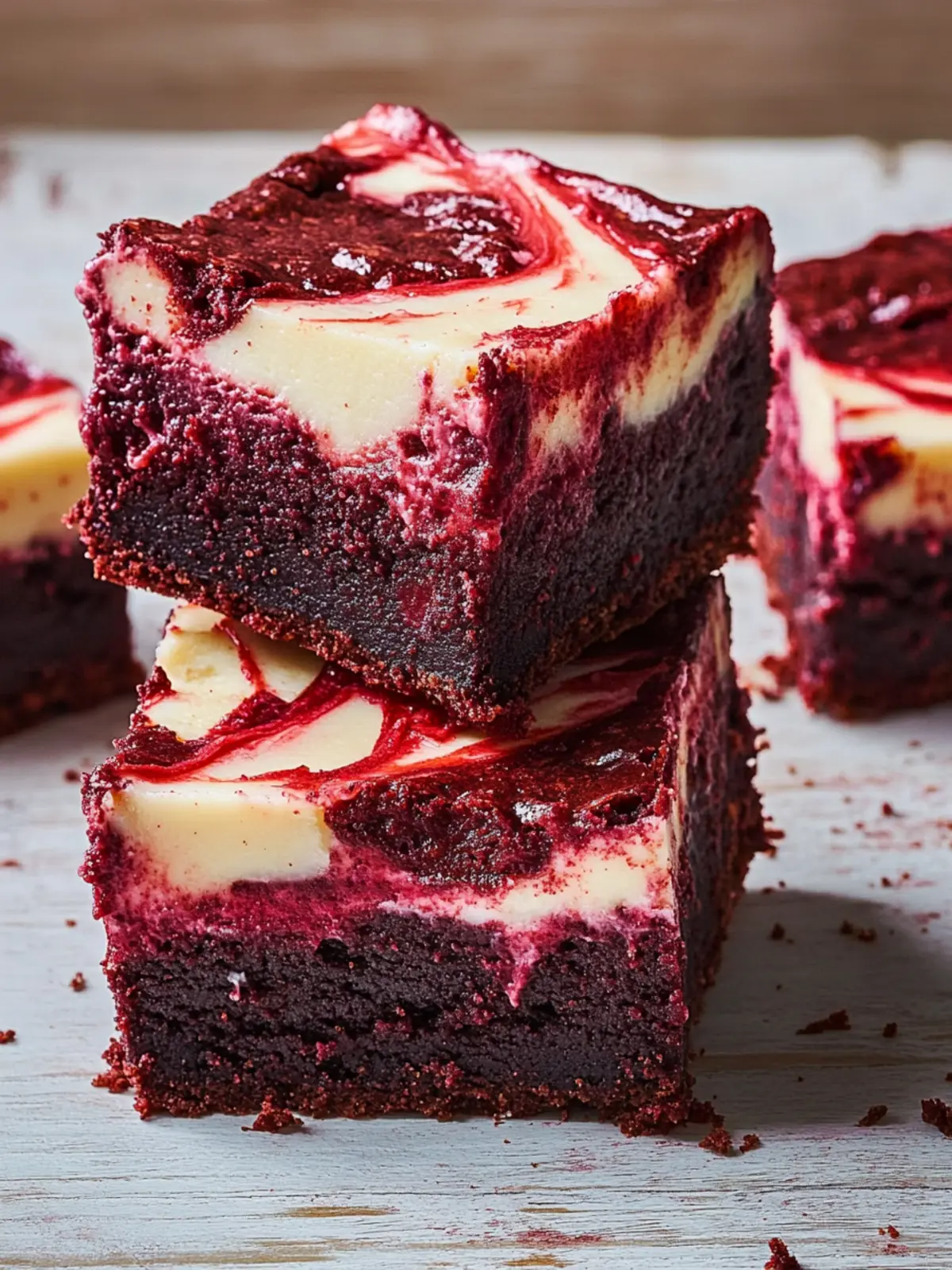 Red Velvet Cheesecake Brownies