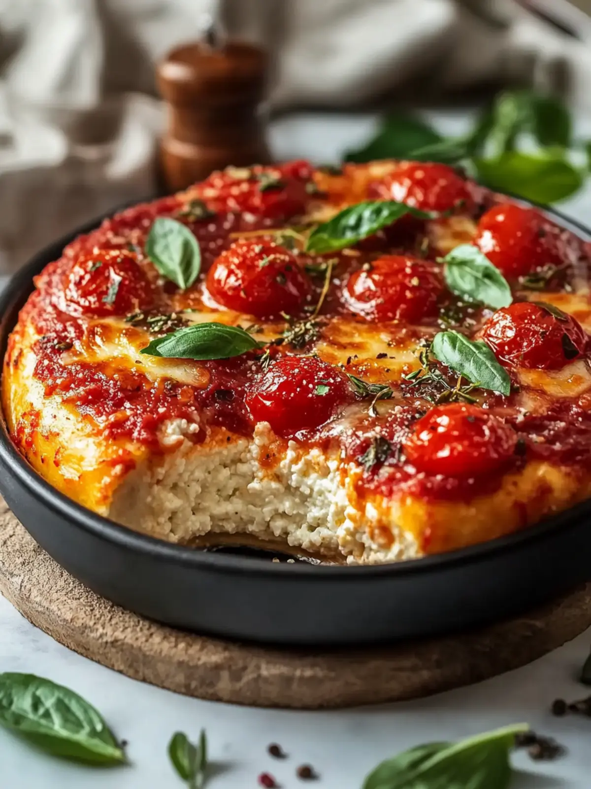 Best Cottage Cheese Pizza Bowl