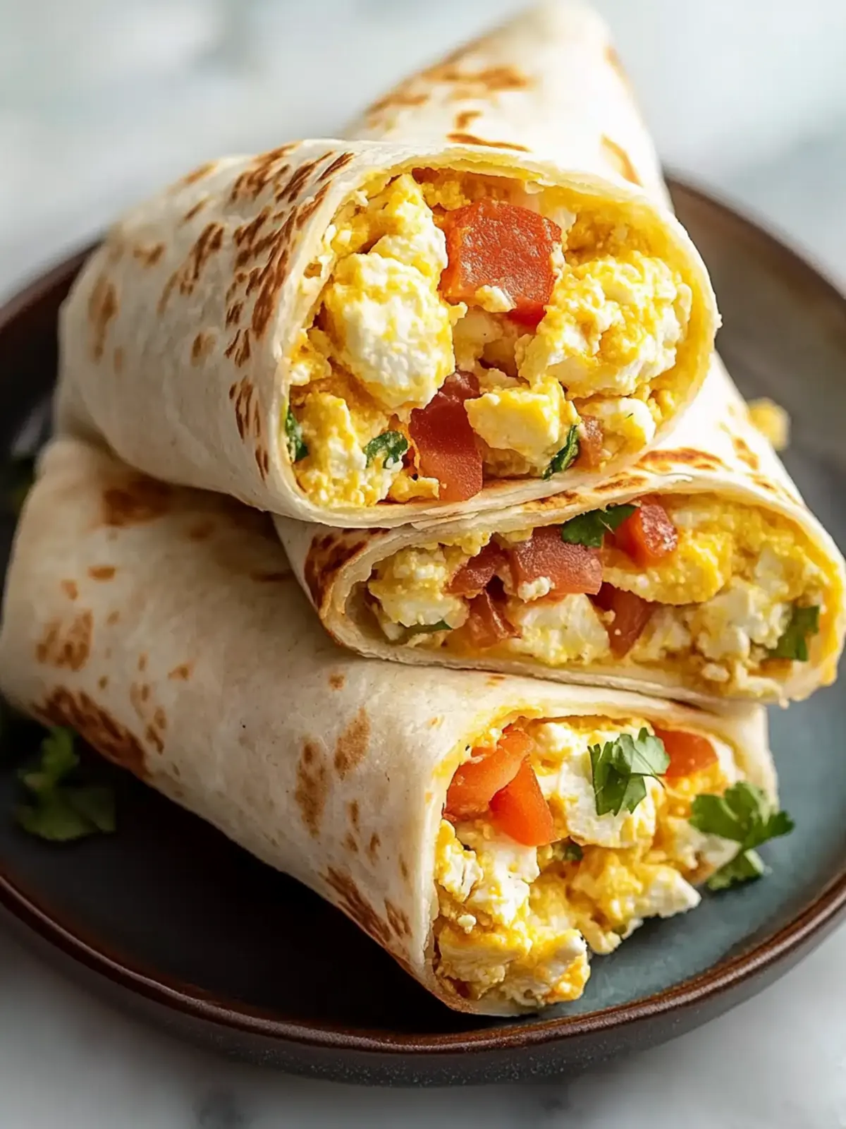 Classic Cottage Cheese Breakfast Burrito