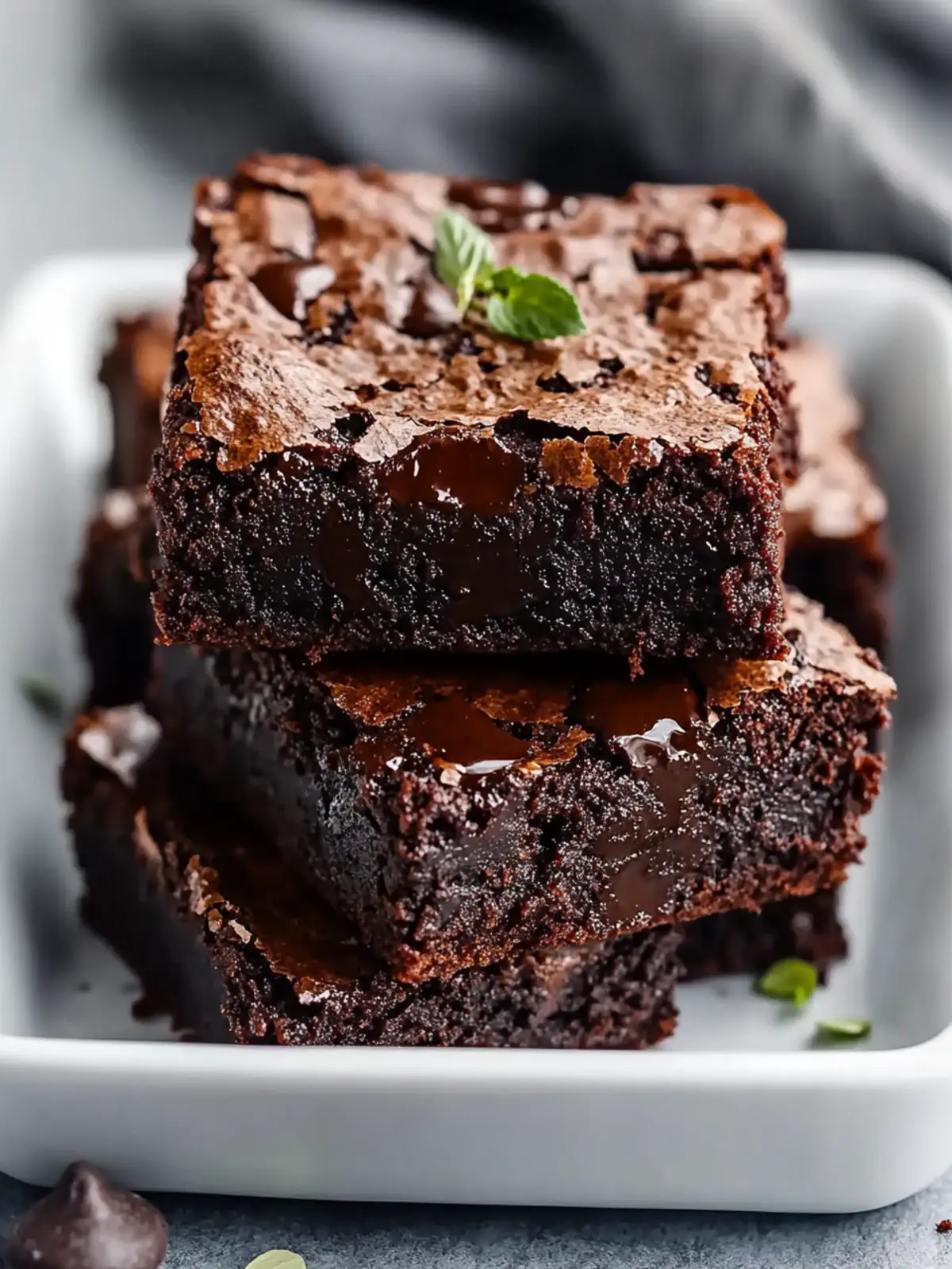 Low Carb Gluten Free Keto Zucchini Brownies