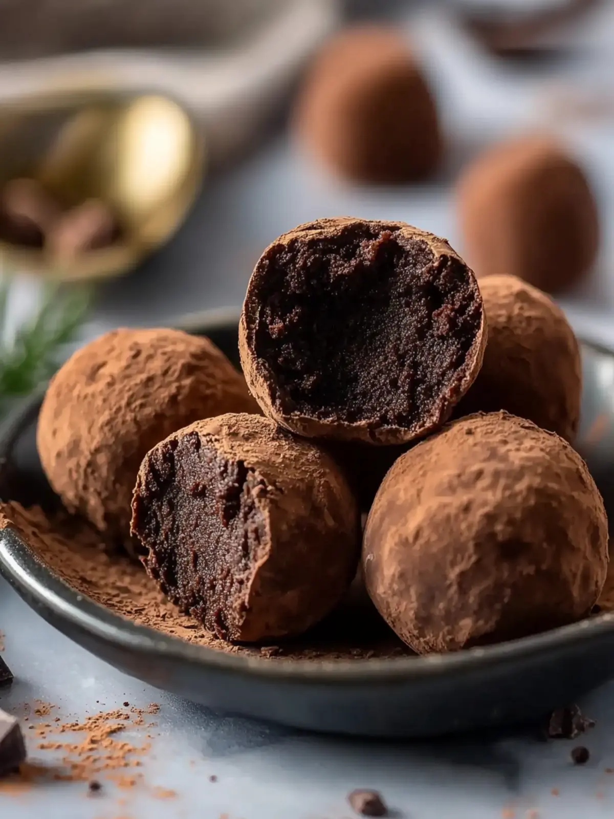 Dark Chocolate Truffles