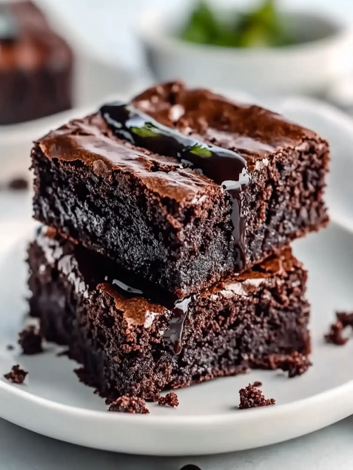 Low Carb Gluten Free Keto Zucchini Brownies