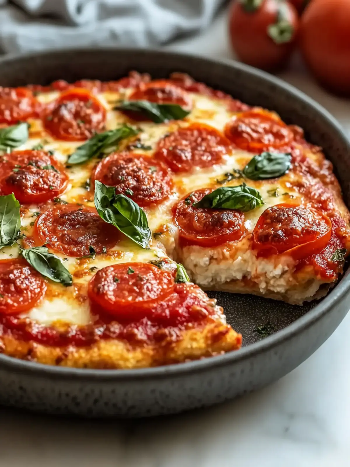 Best Cottage Cheese Pizza Bowl