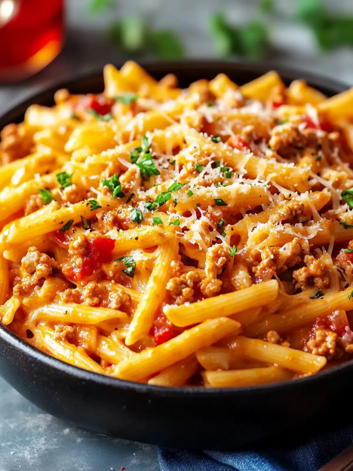 Rich Ground Turkey Pasta