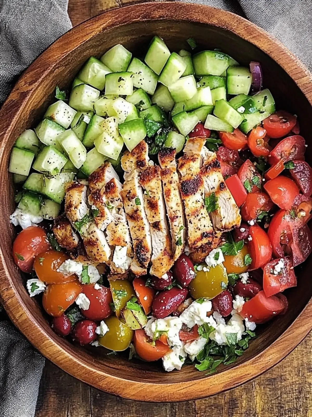 Greek Chicken Bowls