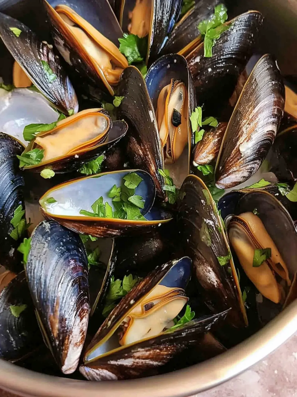 Seasonal Seafood Mussels recipe