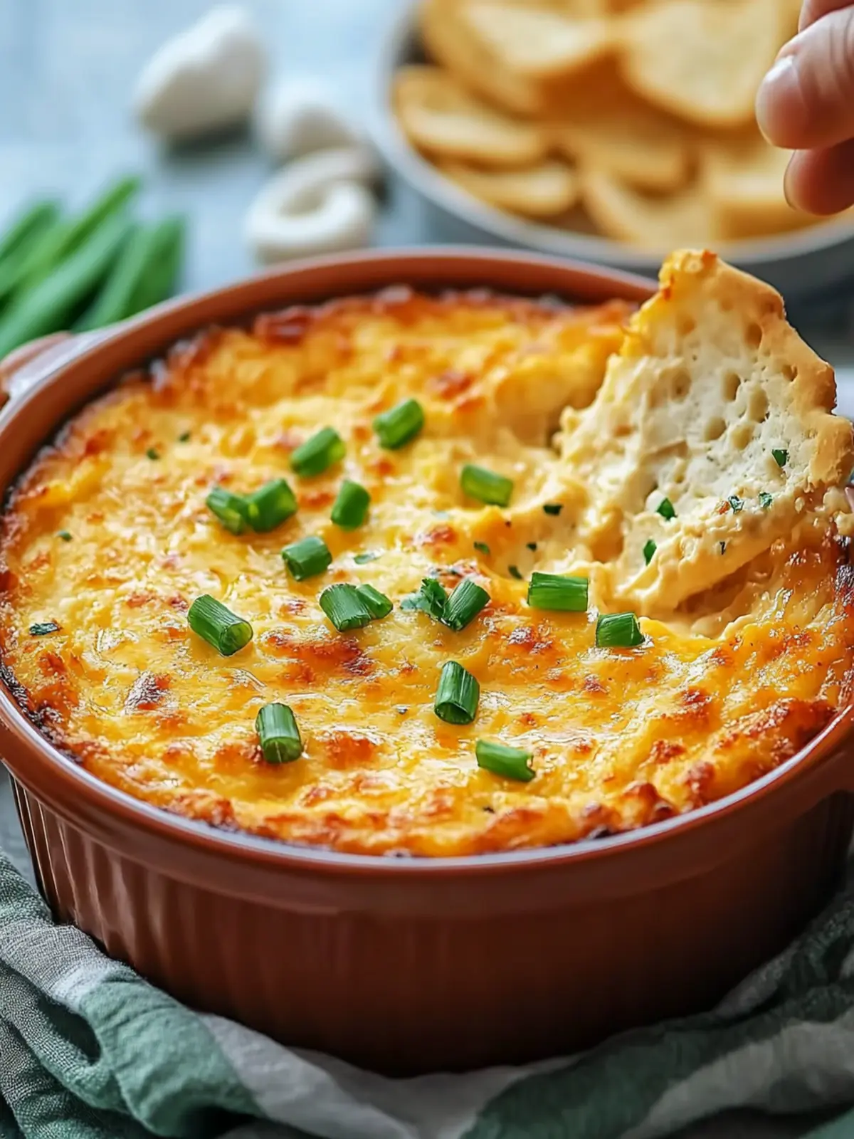 Homemade Air Fryer Buffalo Chicken Dip