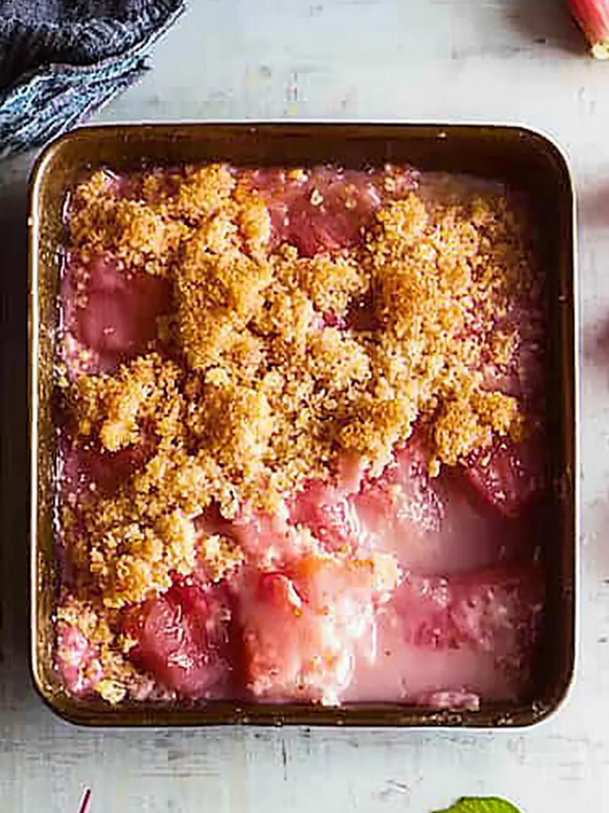 Rhubarb Dessert recipe