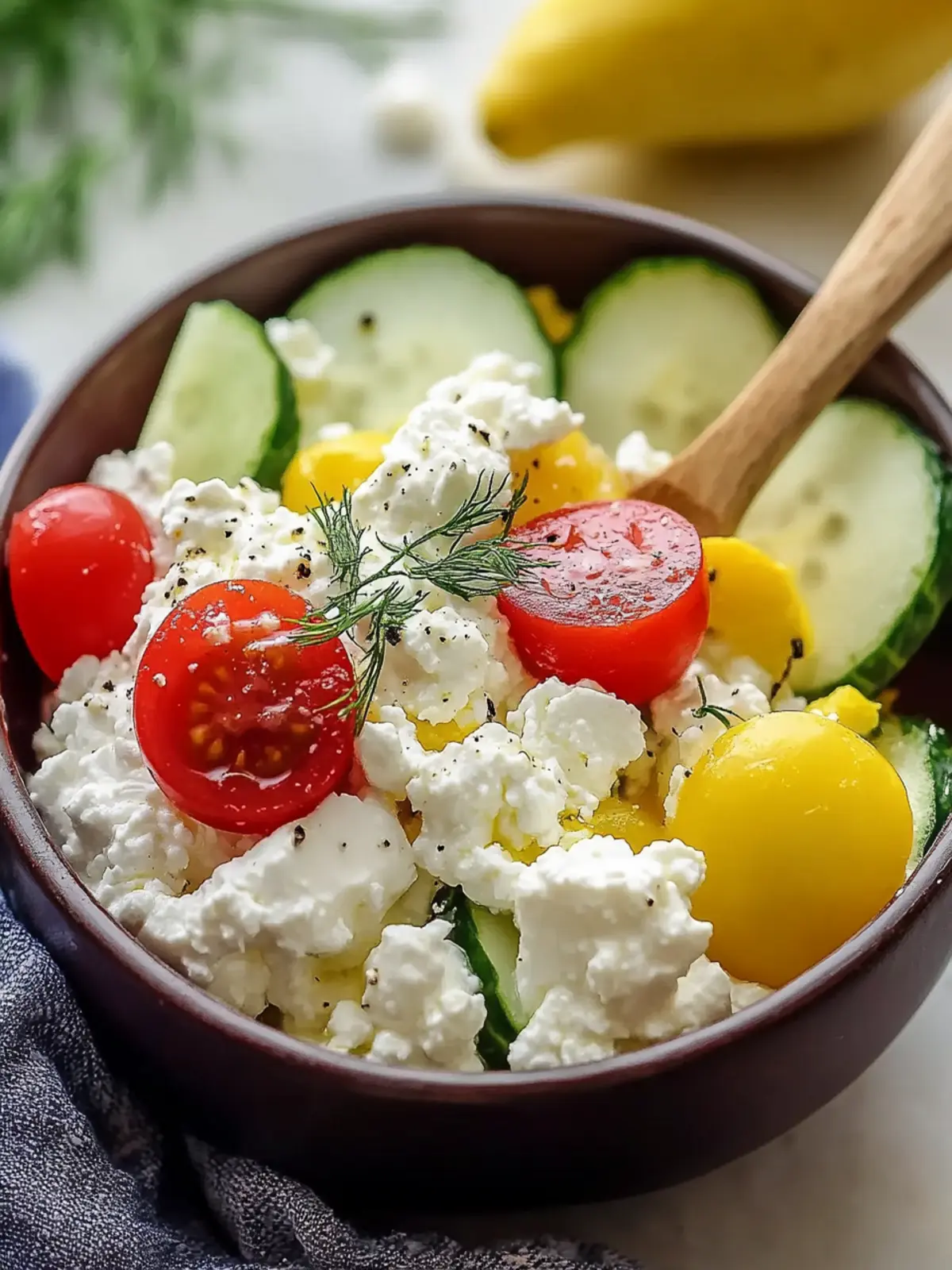 Best Greek Cottage Cheese Bowl