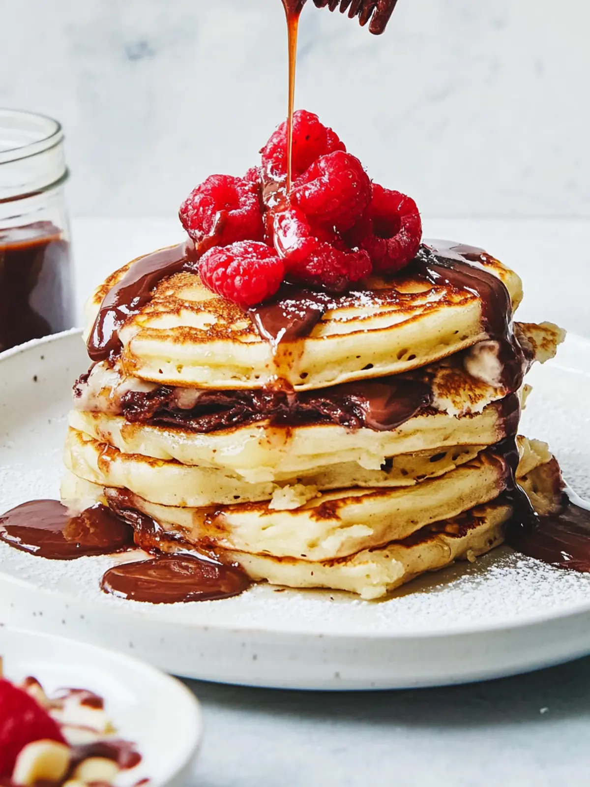 Nutella-Stuffed Pancakes