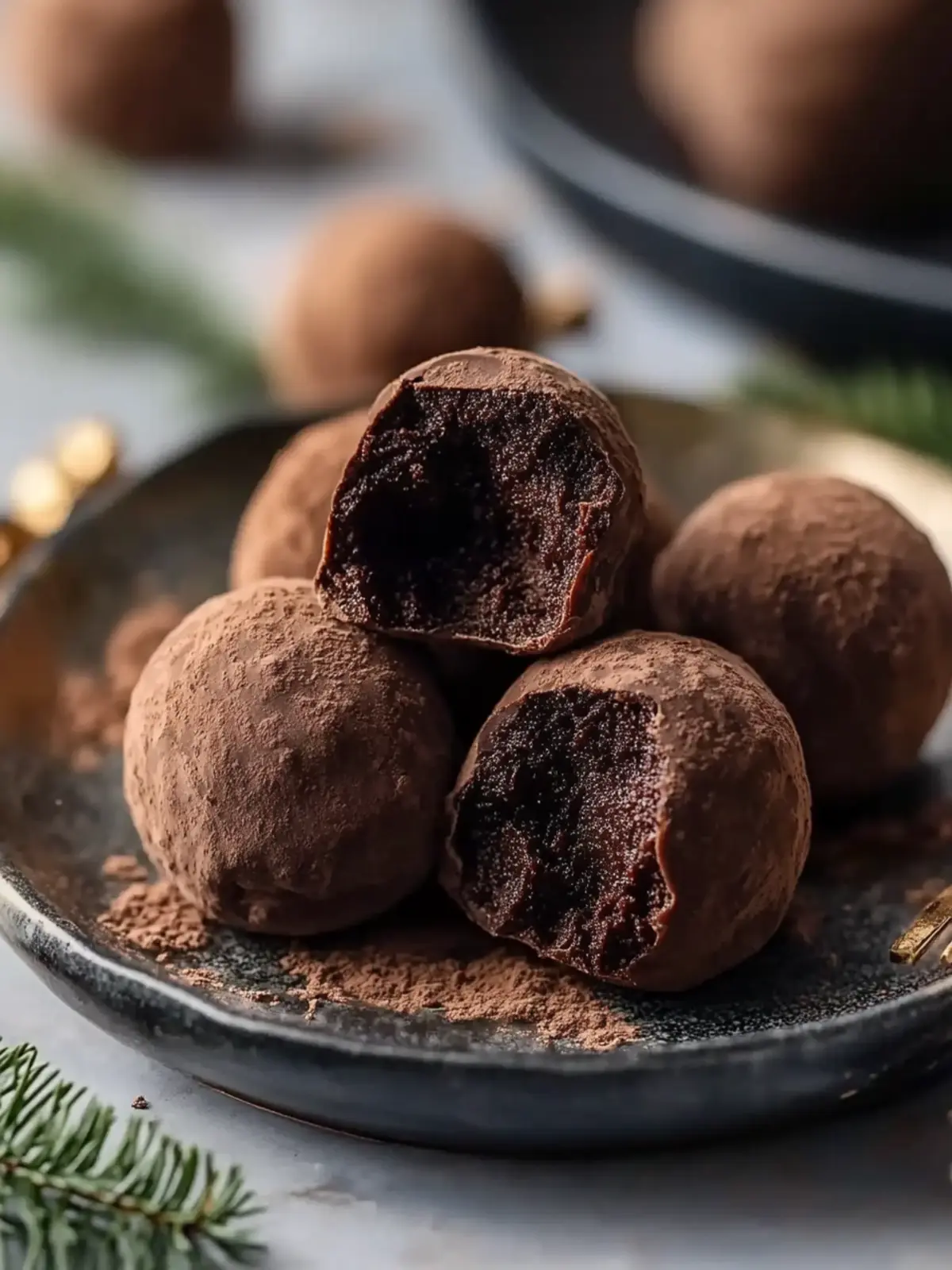 Dark Chocolate Truffles