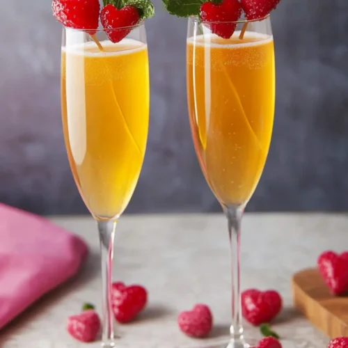 Valentine's Day Mimosas