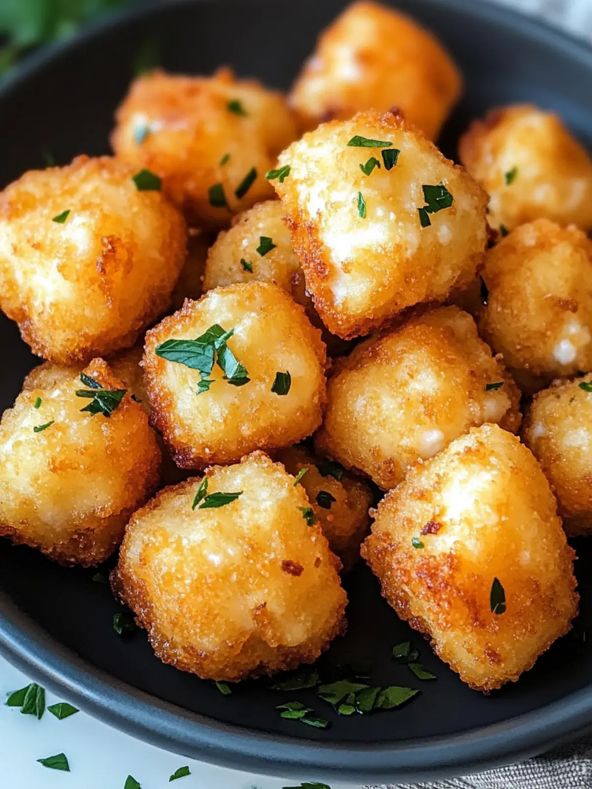 Two Ingredient Cottage Cheese Tots