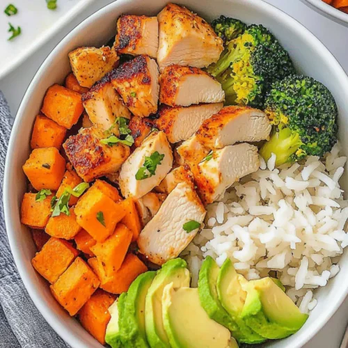 Cajun Chicken & Sweet Potato Bowls