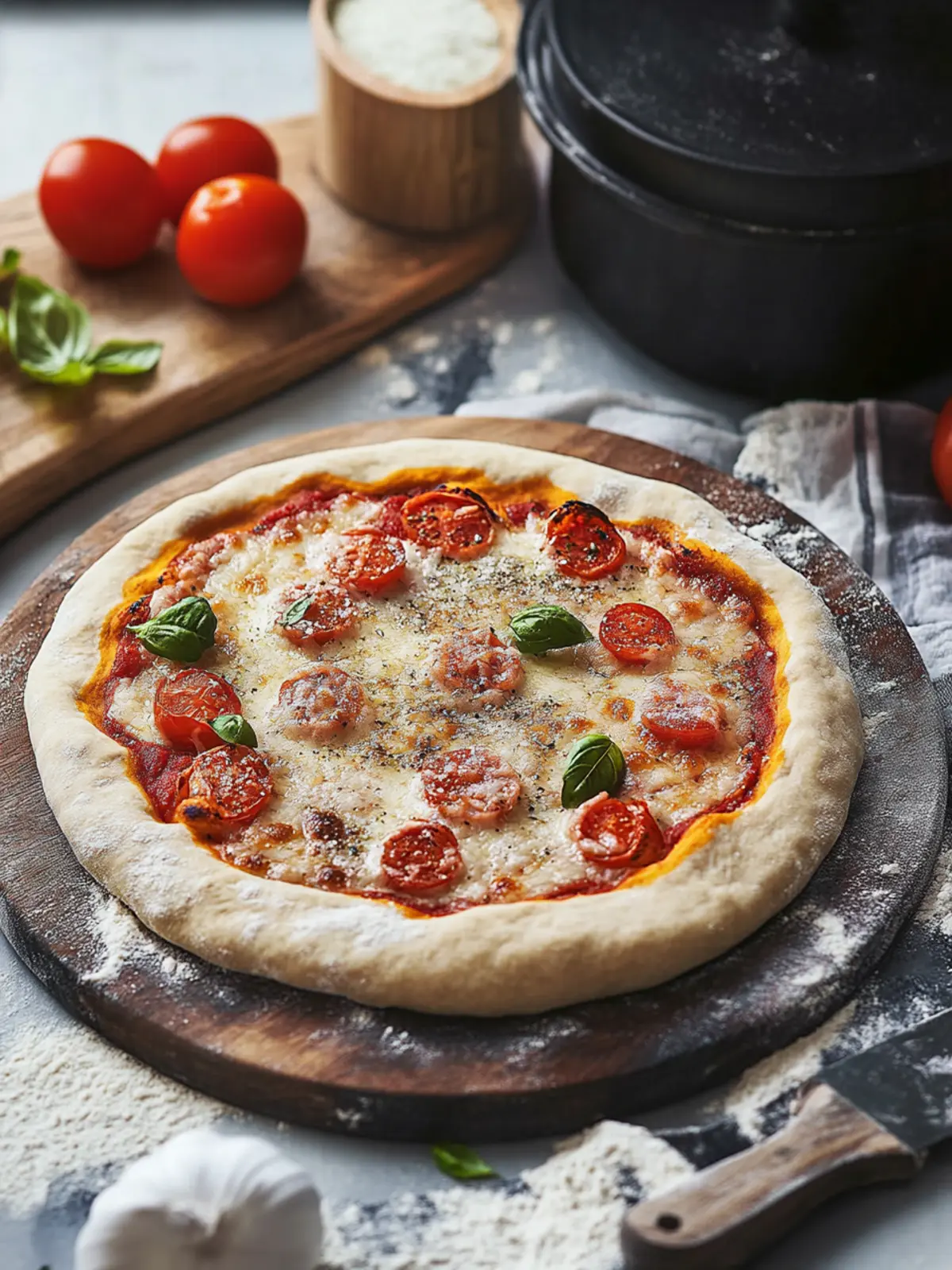 sourdough pizza dough