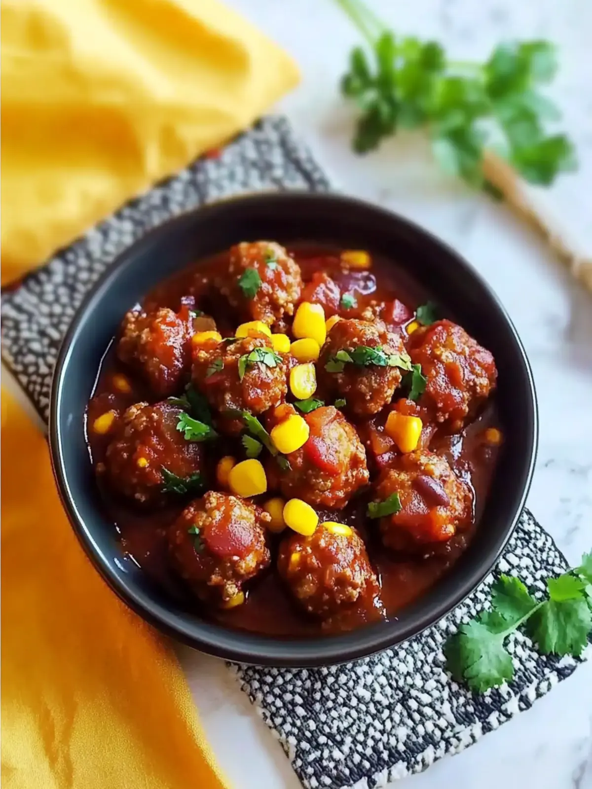 Slow Cooker Chili Meatballs